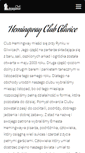Mobile Screenshot of hemingwayclub.pl